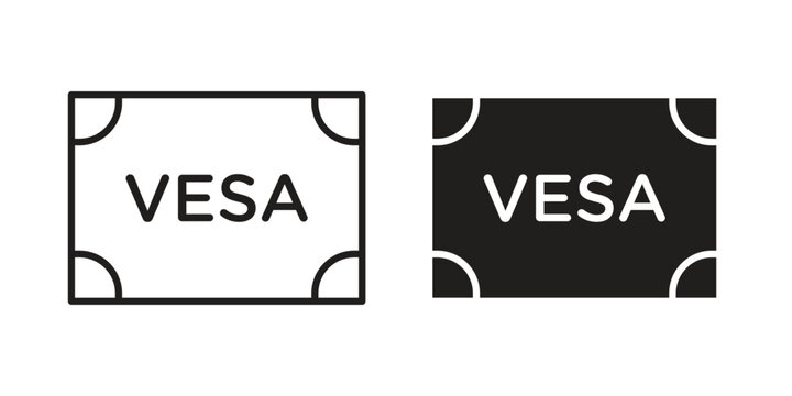 Vesa icon line style graphic design .editable vectors.