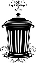 Abstract Vector Graphic Design for 3D Printing or Modeling with Geometric Shapes