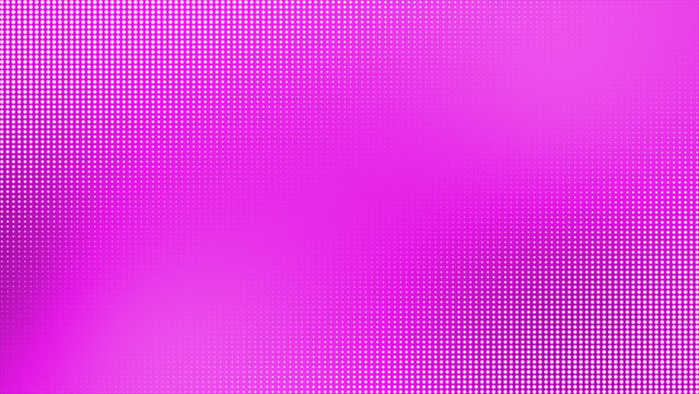 Pink and white halftone circular dots design minimal geometrical background
