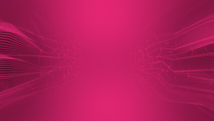 Clean and classy Magenta red color abstract design wavy pattern geometrical abstract background