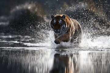 A tiger hunting