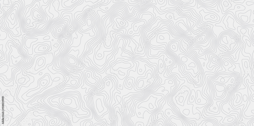 Poster minimalist white background with contour lines with geographic mapping contour line creating an abst