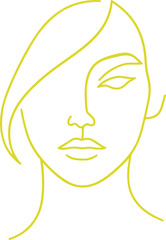 vector illustration of a girl