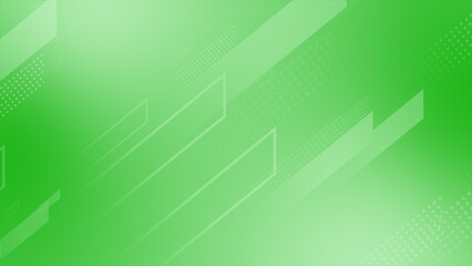 Green color diagonal lines slowly moving geometrical tech background