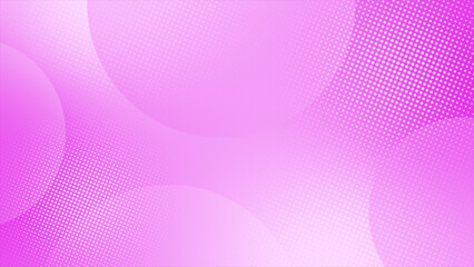 Pink color circles and halftone dots pattern Abstract background. Grey and white backdrop background