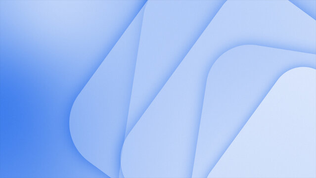 Royal blue color rotating box design geometrical simple background for presentation