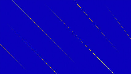Slowly moving Golden lines placed diagonally luxury Blue background