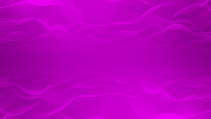 Pink color abstract flowing waves futuristic technology background