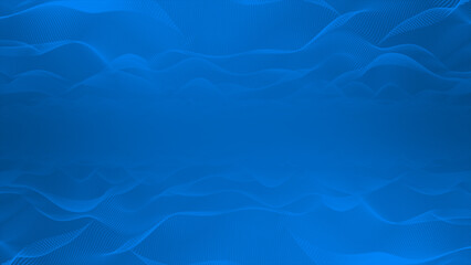 Royal blue color abstract flowing waves futuristic technology background