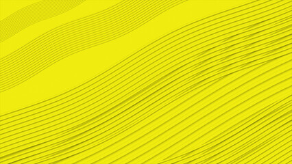 Yellow color abstract flowing waves futuristic technology background