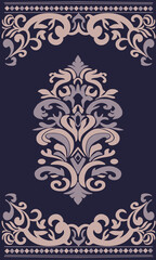 Old native patterns, patterns are decorated in purple tones.