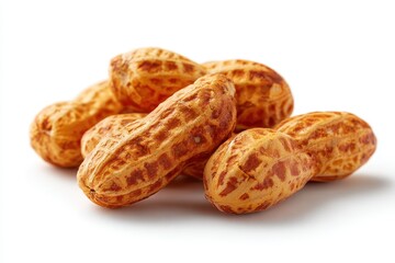 Roasted peanuts in shells, close-up