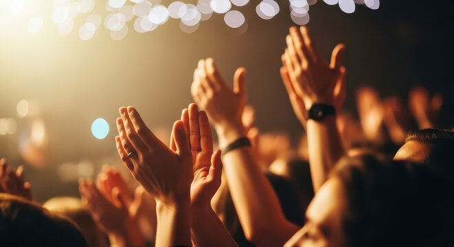 A Thunderous Applause: Captivating Concert Crowd