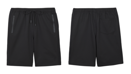 black male pants isolated on background