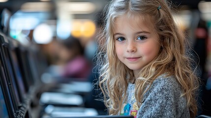 Students participating interactive lesson digital learning tool tablet resource Action shot capture engagement of student they interact their device while wide angle view showcase digital learning
