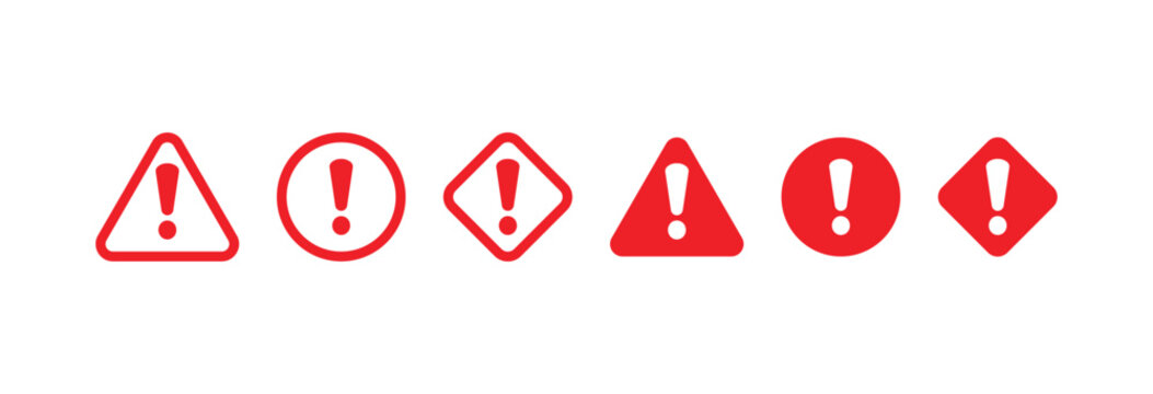 Red Alert Warning Icon