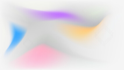ABSTRACT GREY BACKGROUND WITH GRADIENT MESH SMOOTH LIQUID ORANGE BLUE PURPLE PINK COLORFUL BLURRED DESIGN VECTOR TEMPLATE GOOD FOR MODERN WEBSITE, WALLPAPER, COVER DESIGN 