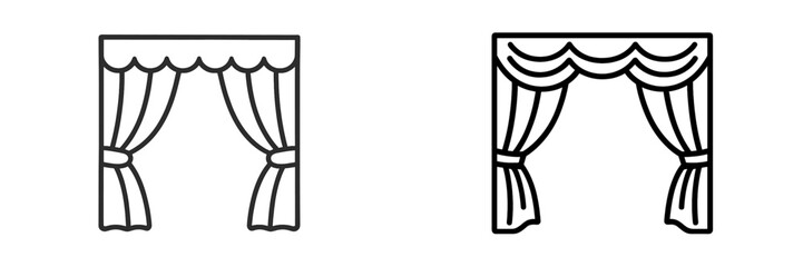 Various styles of curtains displayed side by side showcasing different designs for home decor