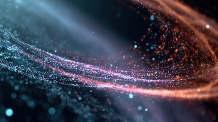 Abstract 3d sphere with interconnected lines and nodes, symbolizing a big data futuristic digital network .Digital Artificial Intelligence background with particles. 3D wireframe geometric sphere