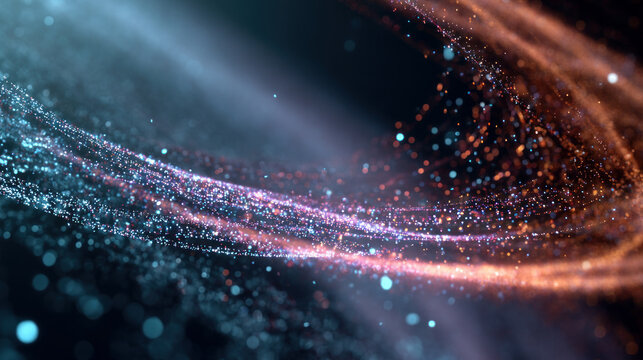 Abstract 3d sphere with interconnected lines and nodes, symbolizing a big data futuristic digital network .Digital Artificial Intelligence background with particles. 3D wireframe geometric sphere