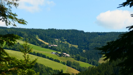 Obraz premium Almen im Joglland, Steiermark 