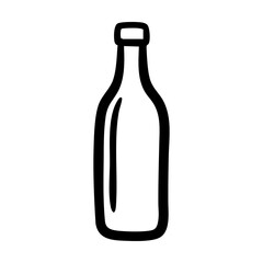 Bottle illustration hand drawing vector illustration