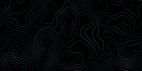 Futuristic black background with glowing contour lines, resembling a topographic map. Perfect for technology, sci-fi themes, or abstract design with depth and modern elegance.









