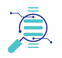 Artificial Intelligence Chip Icon Illustration