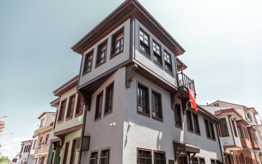 Naklejka premium Street scene in Mudanya, a municipality of Bursa, Turkiye