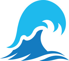 Sea waves vector illustration