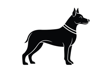 guard dog vector icon