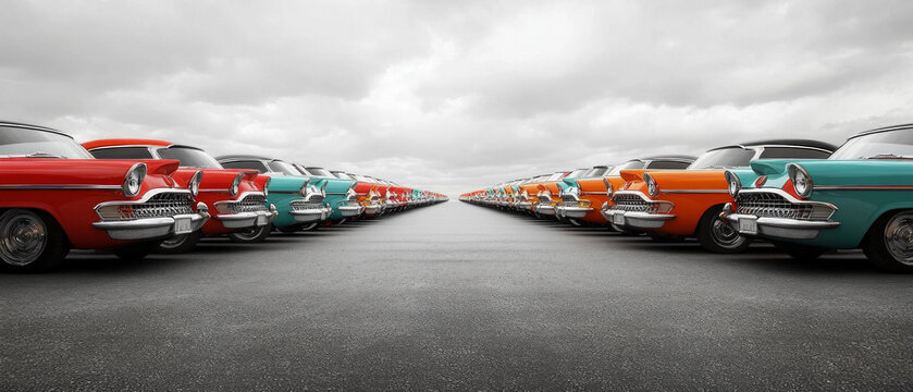Classic Cars In A Row Images – Browse 183,920 Stock Photos, Vectors ...