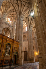 Obraz premium Interior of Segovia Cathedral.