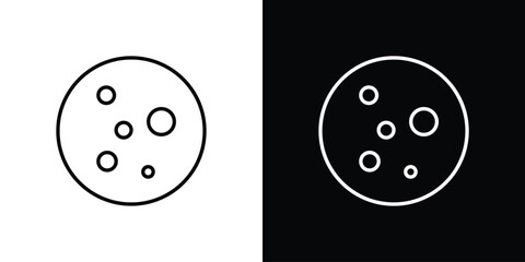 Leukemia icon. Thin linear web icons