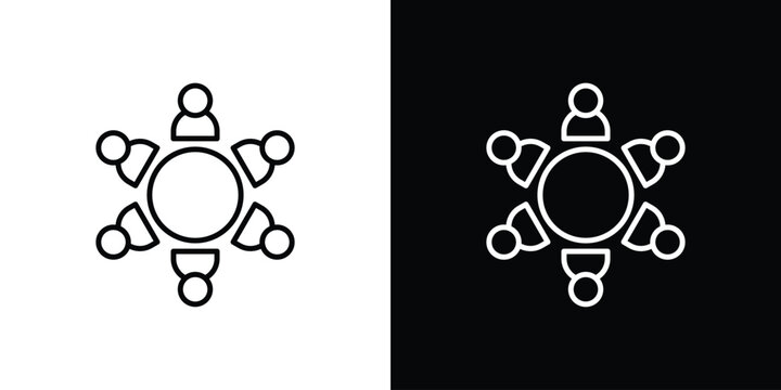 Business incubator icon. Thin linear web icons