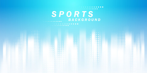 Colorful abstract background with halftone effect. Sports banner. Brush illustration. Elements for design.