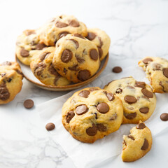 Traditional chocolate chip cookies