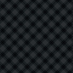 This image displays a sophisticated, dark gray plaid pattern.