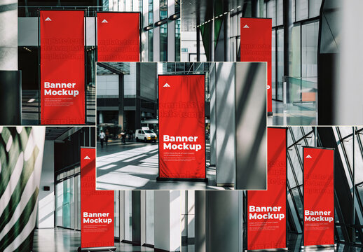 Event Vertical Banner Mockup