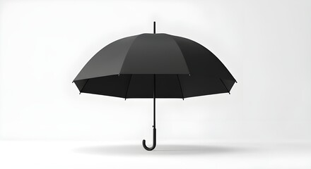 black umbrella mockup