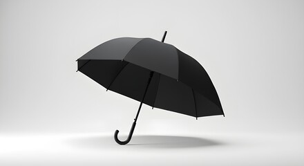 black umbrella mockup