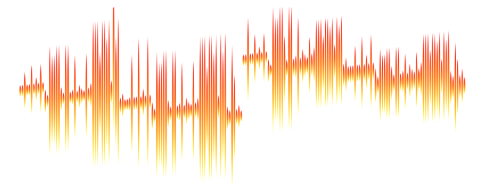 vector illustration of a sound wave