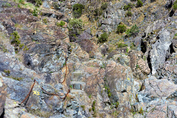 Val Gargassa: the canyon in Beigua Park, Genoa, Italy