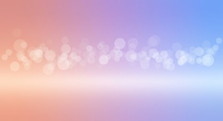 Colorful Bokeh Light Background with Soft Pink Purple and Blue Hues