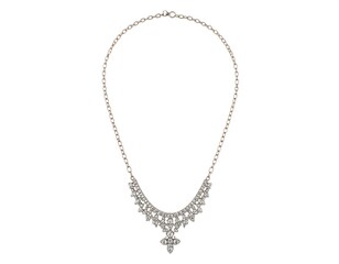 Elegant diamond-studded necklace