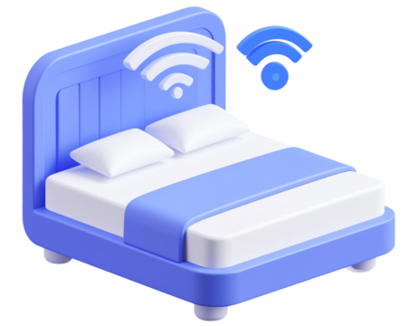 wireless router on a white background