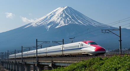 Mount Fuji Vista HighSpeed Train