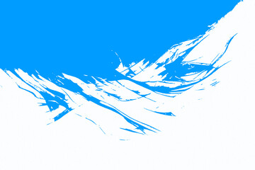 "A vibrant abstract background with swirling metallic gold and deep teal fluid shapes, blending organic watercolor textures with geometric line art on matte canvas."

