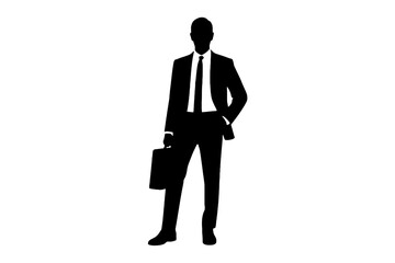 Elegant Swan Silhouette bird water bird