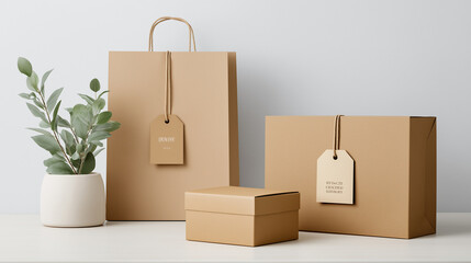 Eco-Friendly Packaging Mockup: Sustainable Branding